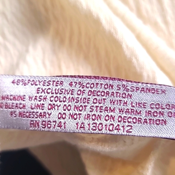 Gitano Cream Sleeveless V-Neck Mini-Dress with Embroidered Accent, Sz XL - Picture 7 of 7